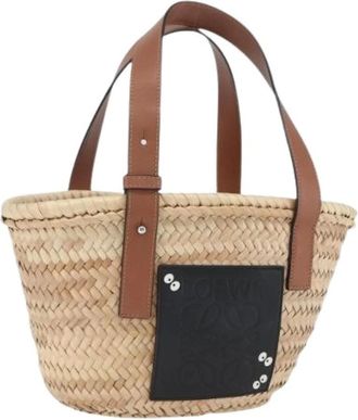 Loewe Pre-owned Bucket Bags, female, Beige, Size: ONE SIZE Pre-owned Bucket Bag