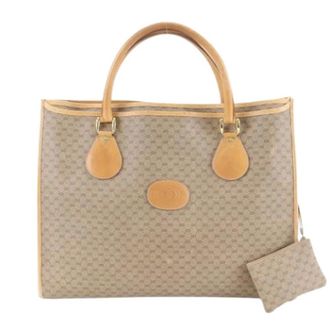Gucci Pre-owned Tote Bags, female, Beige, Size: ONE SIZE Pre-owned Vintage Tote Bag