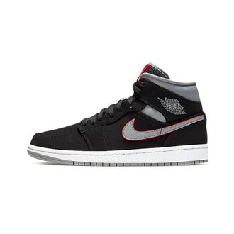 Nike Jordan 1 Mid - unisex - Sport - Zwart - Maat: 42 1/2 EU