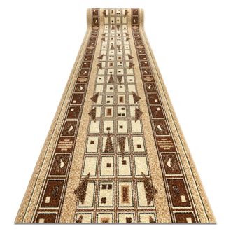 RugsX Rugsx - Alfombra De Pasillo Bcf Jetta Dzeta Beige 64 Cm Beige 64x1350 Cm