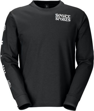 Scott Tee Graphic L/S Longsleeve f&uuml;r Herren | schwarz