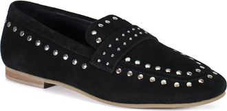 Diba CAN YON Suede Slip On Loafer in Black at Nordstrom, Size 7