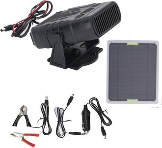 OEM Panneau Chauffant Solaire 12 V 2 A Para Serres, Nichos Y Poulaillers - Abs/polisilicio, (26 X 19 X 10 Cm, Negro)