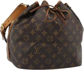 Louis Vuitton Pre-owned Vintage Monogram Canvas Bucket Bag - Pre-owned - Mujer - Marr&oacute;n - ONE SIZE