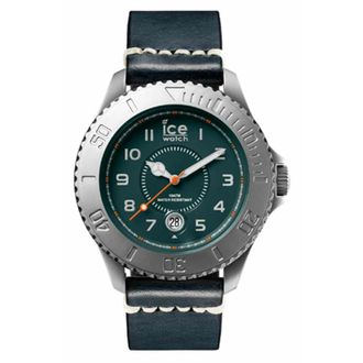 Ice Watch Ice-Heritage Multifunction Horloge - Heren - Accessoires - Groen - Maat: ONE Size Leer