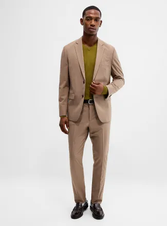 Le 31 Mens Solid stretch suit Stockholm fit - Slim