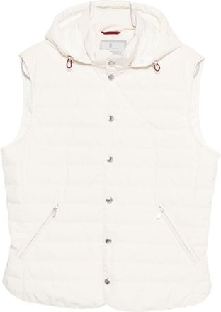 Brunello Cucinelli Brunello Cucinelli donsvest met capuchon