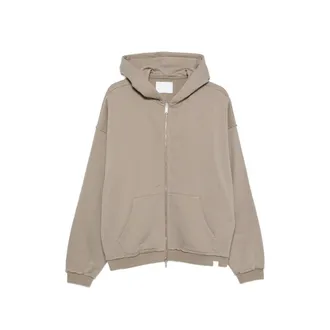 WOC New Haven Raw-edge Zip-up Hoodie