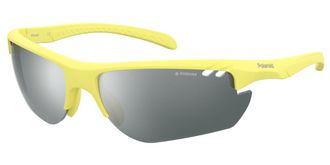 Polaroid PLD 7026/S 2V7/EX Mens Sunglasses Yellow Size 72