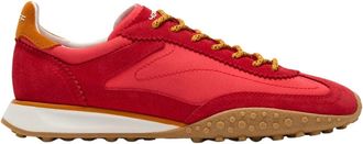 Hoff Seven Hightop Runner - unisex - Sneakers - Rood - 43 EU - Leer - Schoenen