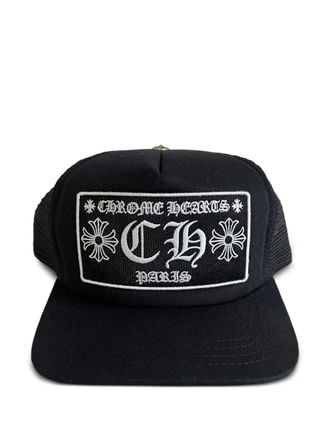 Chrome Hearts Paris trucker hat - Nero