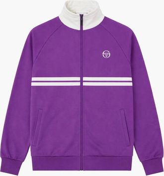 Sergio Tacchini Mens Sergio Tacchini Dallas Track Top Jacket Pansy/Gardenia - Purple - Size: 44/Regular
