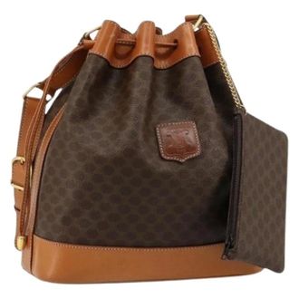 Celine Pre-owned Bucket Bags, female, Brown, Size: ONE SIZE Pre-owned Bucket Bag