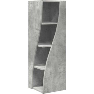 vidaXL Armario De Esquina Gris Concreto 32x32x102cm Vidaxl