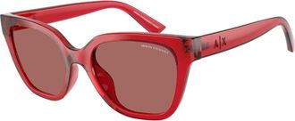 A|X Armani Exchange AX4164SU 839369 Womens Sunglasses Red Size 53