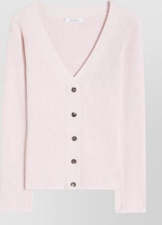 Max Mara knitwear v neck long sleeves ribbed design