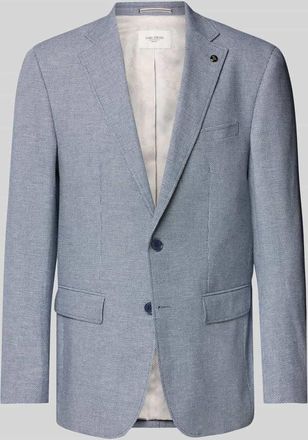 Carl Gross Carl Gross Regular Fit Sakko aus Baumwoll-Leinen-Mix Modell Theo in Blau, Gr&ouml;&szlig;e 54