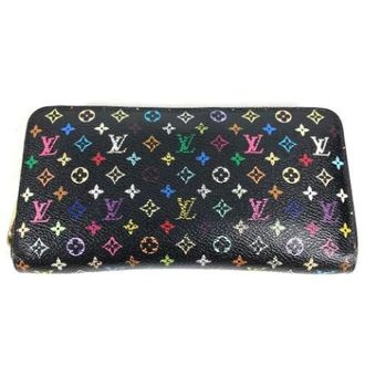 Louis Vuitton Pre-owned Portafoglio Lungo Monogram Multicolore (bi-fold) - - Pre-owned - Donna - Nero - ONE SIZE