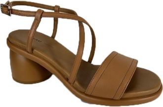 Frau Schoenen Sandaal - Dames - Sandalen met hakken - Bruin - 38 EU - Schoenen