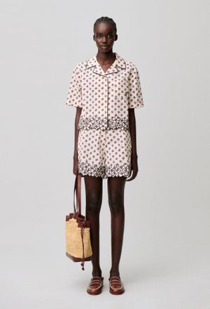 Claudie Pierlot Chemise coton broderie