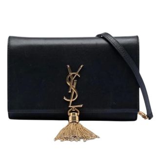 Saint Laurent Pre-owned Cross Body Bags, female, Black, Size: ONE SIZE Pre-owned The Kate Shoulder Bag