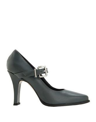 8 by YOOX LEATHER MARY-JANE PUMPS BUCKLE DETAIL