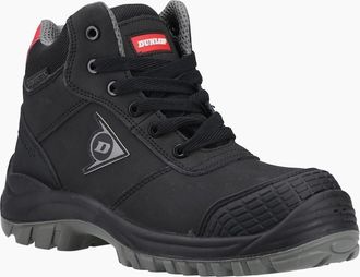 Dunlop Mens Dunlop First One Adv Titan Nubuck Mens Black/Red Safety Boots - Size: 10