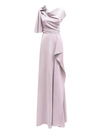 Gemy Maalouf Abito da sera asimmetrico - Viola