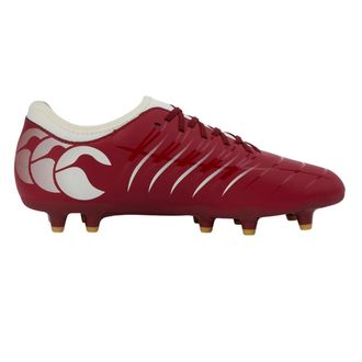 Canterbury Of New Zealand Unisex Adult Phoenix 2.0 Team Firm Ground Rugby Boots (Red Dahlia) - Size UK 10