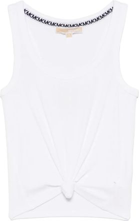 Michael Kors knot-detail tank top - women - Elastane/Viscose - L - White