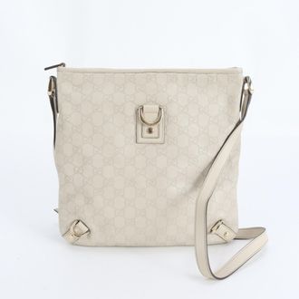 Gucci White Leather Shoulder Bag (Pre-Owned)