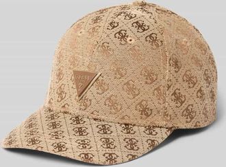 Guess Basecap mit Label-Applikation Modell KATYA in Camel, Gr&ouml;&szlig;e 1