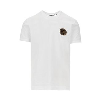 Dolce & Gabbana Embroidered patch T-shirt Man 46