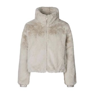 Save The Duck Jeon Jacket - Dames - Jassen - Beige - Maat: XS Leer