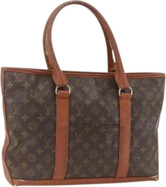 Louis Vuitton Pre-owned Weekend PM Tote Bag - Dames - Vintage Shopper - Bruin - ONE Size - Leer - Vintage