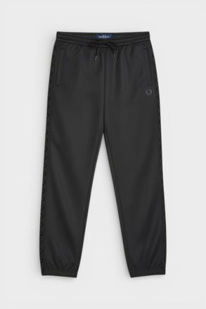 Fred Perry Heren Seizoensgebonden Ge-tapete Trainingsbroek Zwart