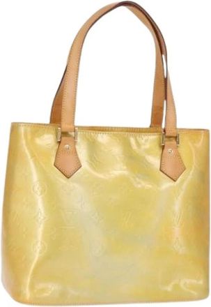 Louis Vuitton Pre-owned Handtas - Dames - Vintage Shopper - Geel - ONE Size - Leer - Vintage