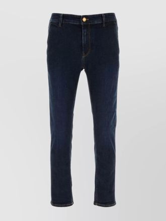 Pantaloni Torino stretch denim jeans back patch pockets