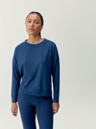 Born Living Yoga Sweatshirt Daba Sailor Blue