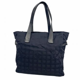 Chanel Black Nylon Tote Bag (Pre-Owned)