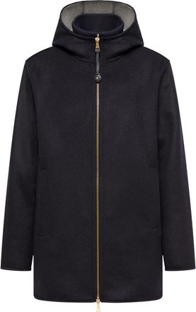 Moncler Moncler Hemiptere 3-in-1 Hooded Wool & Cashmere Down Jacket, Women, Blue, Size: 00