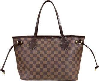 Louis Vuitton Brown Damier Canvas Shoulder Bag Tote Bag (Pre-Owned)