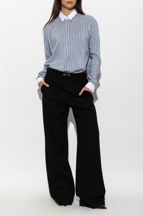 Tom Ford Tailored Wide-leg Trousers, Womens, Black