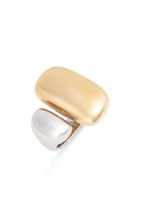 Vidakush Duotone Pebble Ring in Gold/Silver at Nordstrom, Size 8