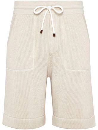 Brunello Cucinelli Bermuda con coulisse - Toni neutri