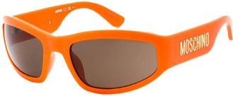 Moschino Mens Orange Rectangular Sunglasses MOS164/S 0L7Q70