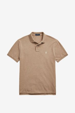 Polo Ralph Lauren Polohemd aus Baumwollpiqué mit Pony-Stickerei Custom Slim Fit