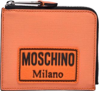 Moschino Portafoglio - Heren - Portefeuilles - Oranje - ONE Size - Accessoires