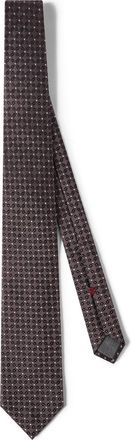 Brunello Cucinelli Silk jacquard tie in Hazelnut at Nordstrom