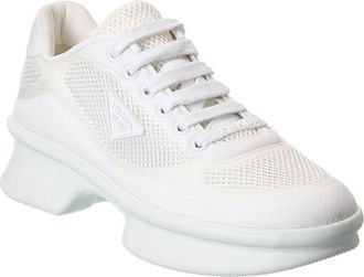 Prada Mesh & Leather Sneaker